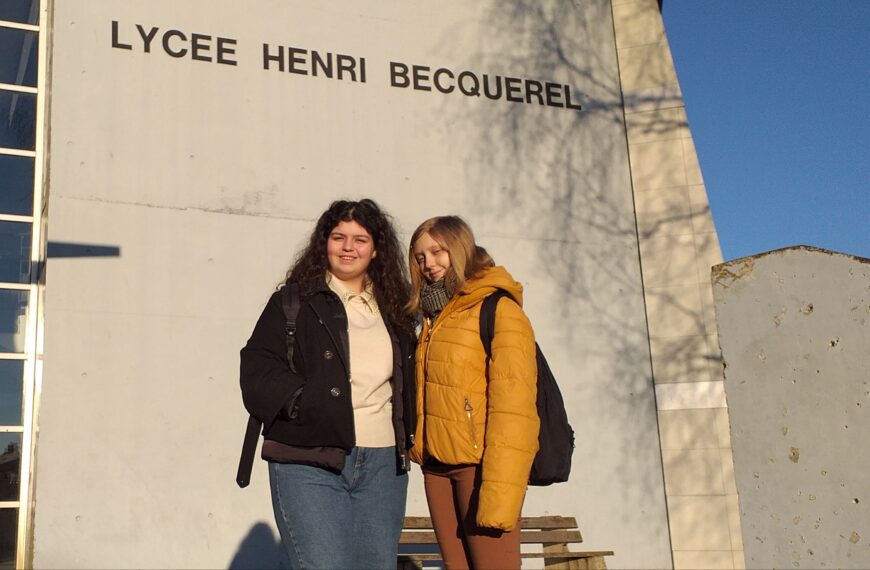 Mobilités Erasmus+ : des élèves italiennes au lycée Becquerel