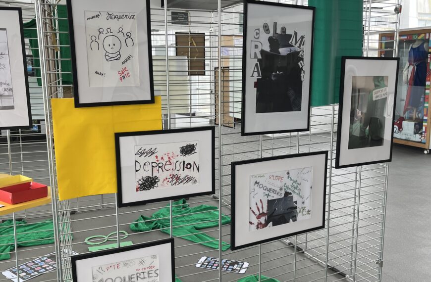 Une exposition contre le harcèlement au cœur du lycée