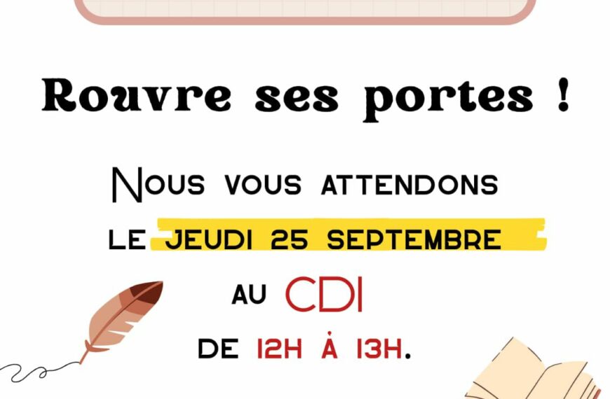Ouverture du cercle des lecteurs